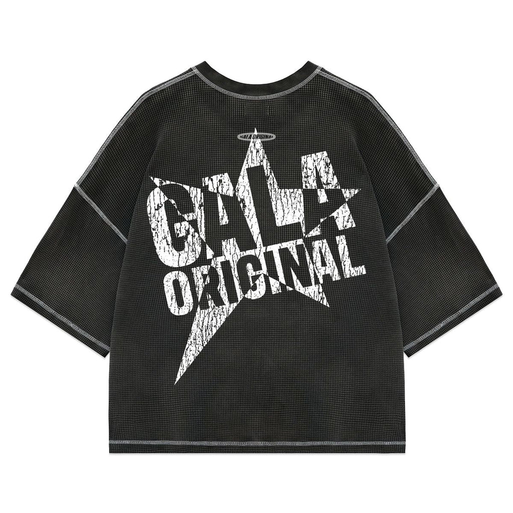 Gala Waffle Knit Box Tee