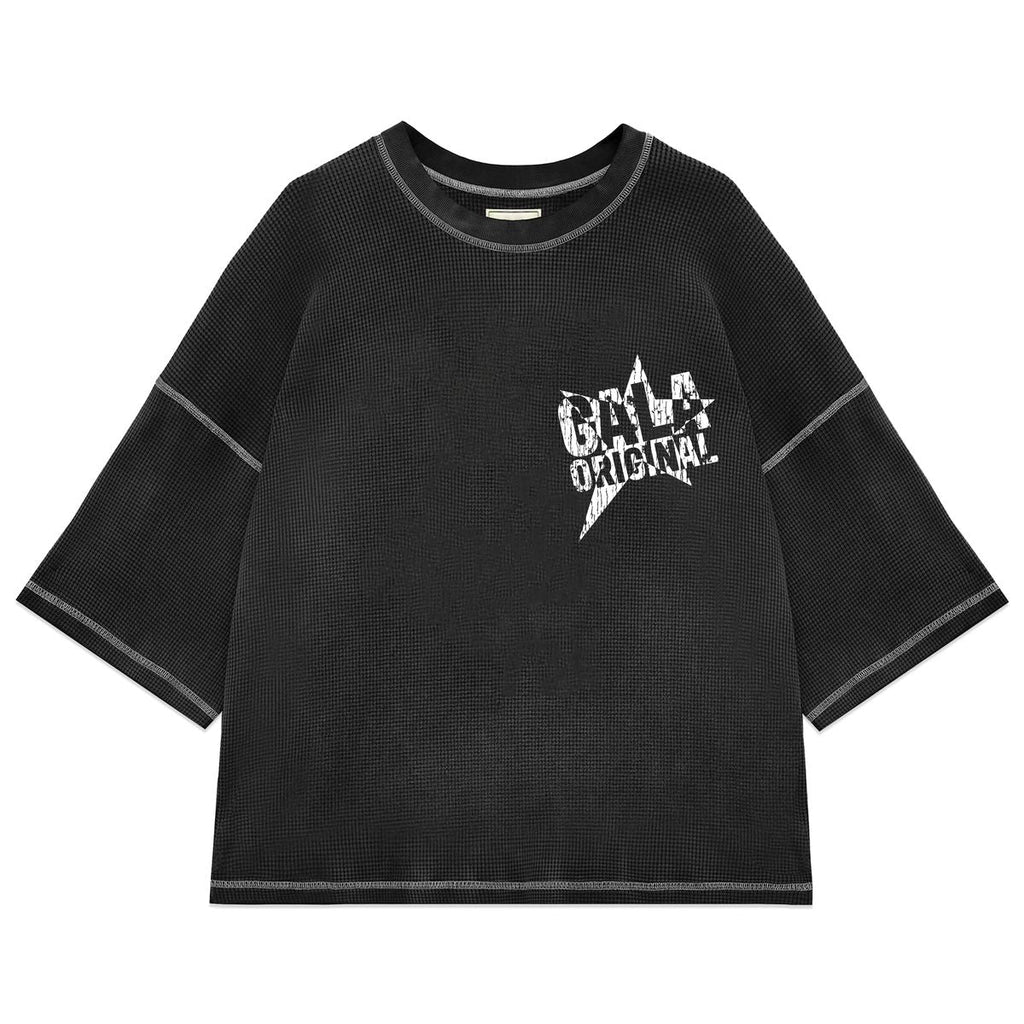 Gala Waffle Knit Box Tee