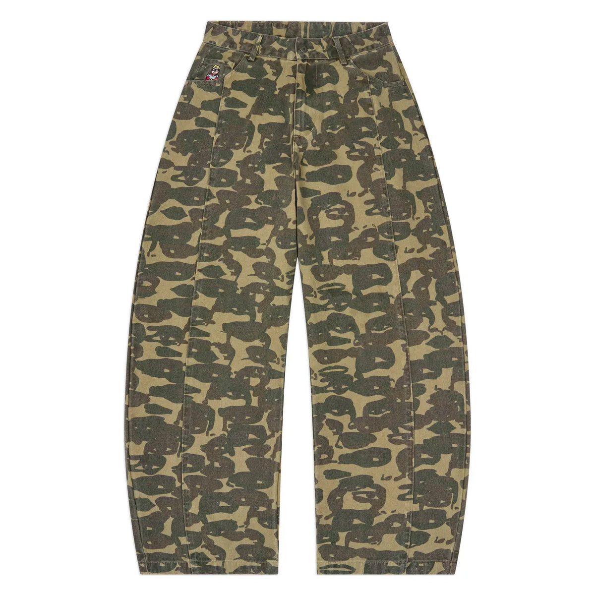 Kidsuper Face Camo Wide Leg Jean