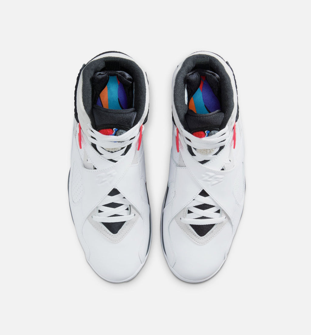 Air Jordan 8 Retro White and True Red Men's Lifestyle Shoe