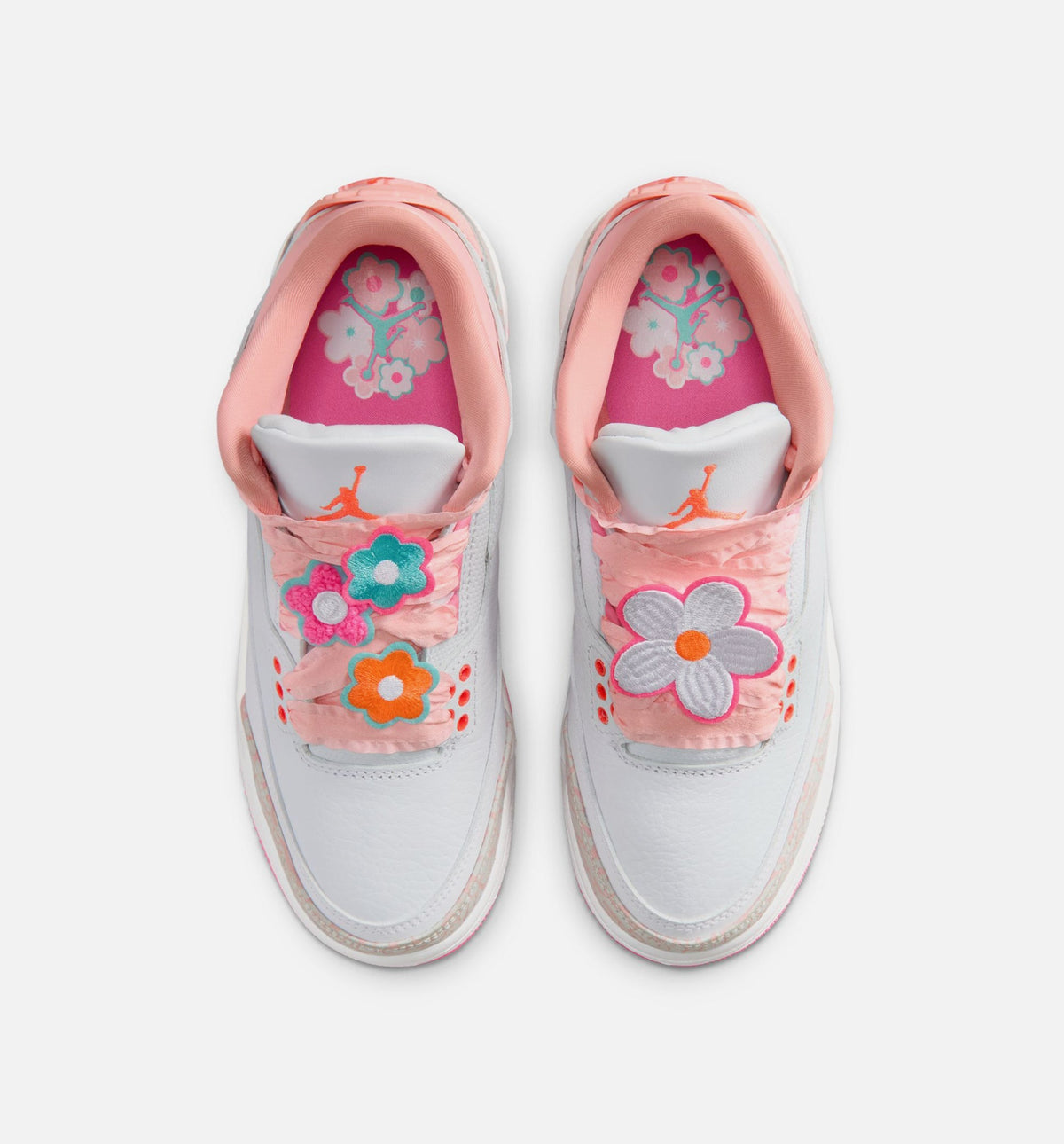 Air Jordan 3 Retro "Spring Flowers" Big Kids' Shoe – Pearl Pink/Pink Bloom/Pink Glow/Hyper Orange