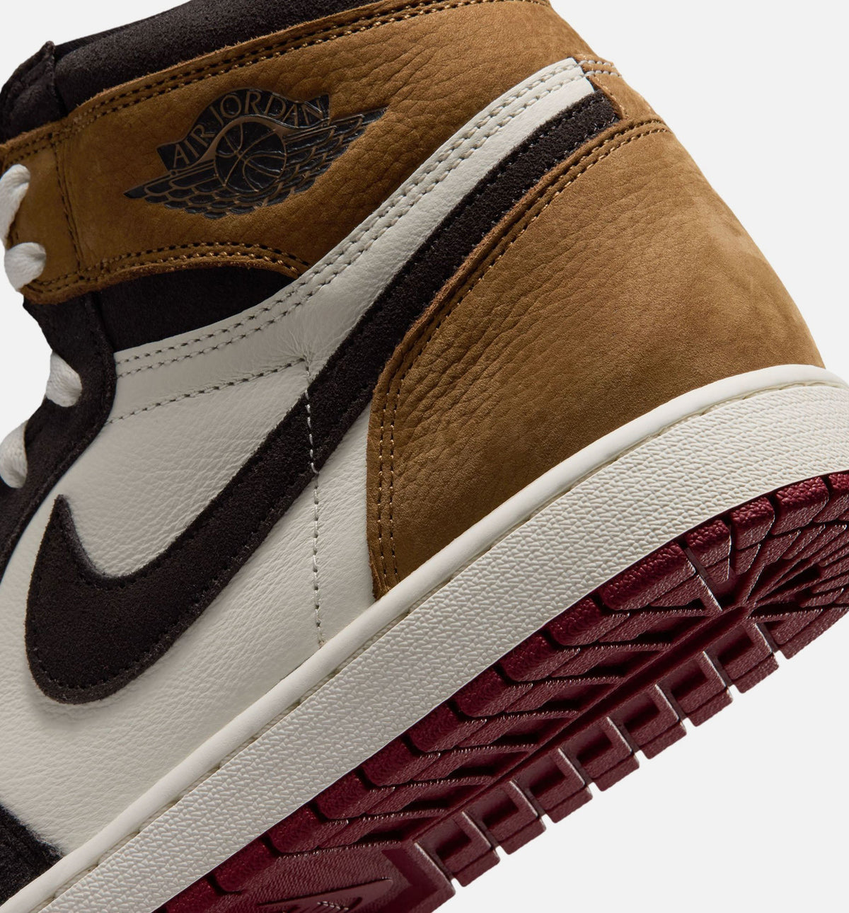 Air Jordan 1 Retro High OG Love Letter Men's Lifestyle Shoes - Shadow Brown/Team Red/Light British Tan