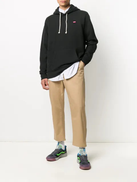 Levi's logo plaque long-sleeve hoodie