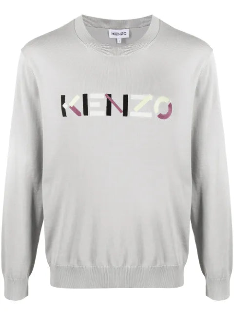 Kenzo logo-embroidered jumper