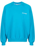 Sunnei logo-print crew-neck sweatshirt