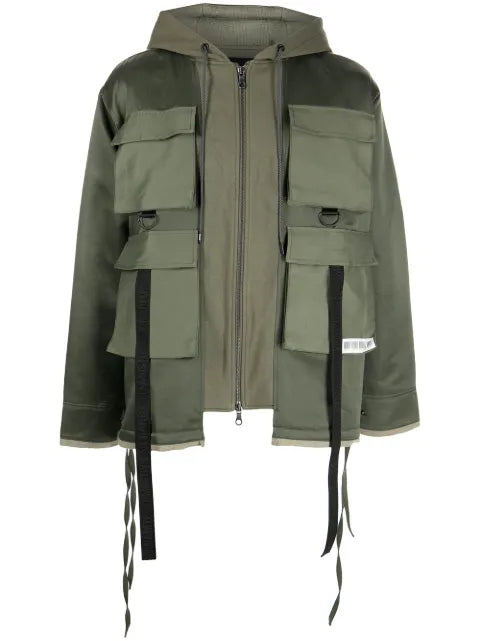 Mostly Heard Rarely Seen M65 cago-pocket zip-up jacket