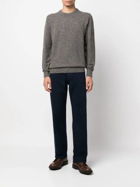 Barbour crewneck knitted jumper