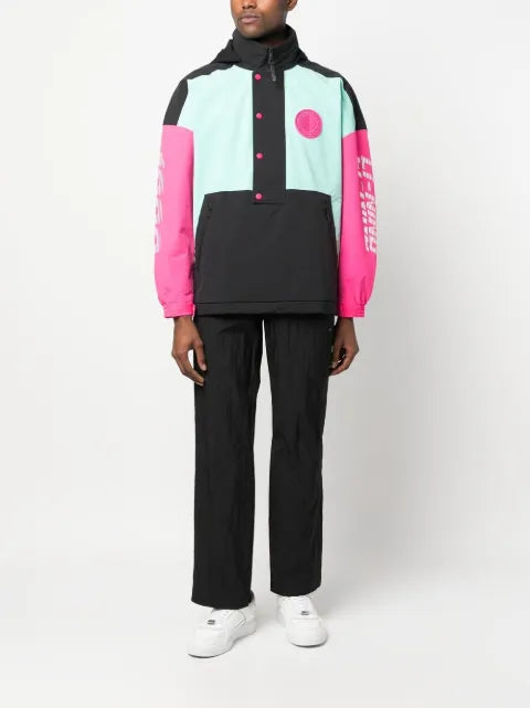 Li-Ning logo print hooded jacket