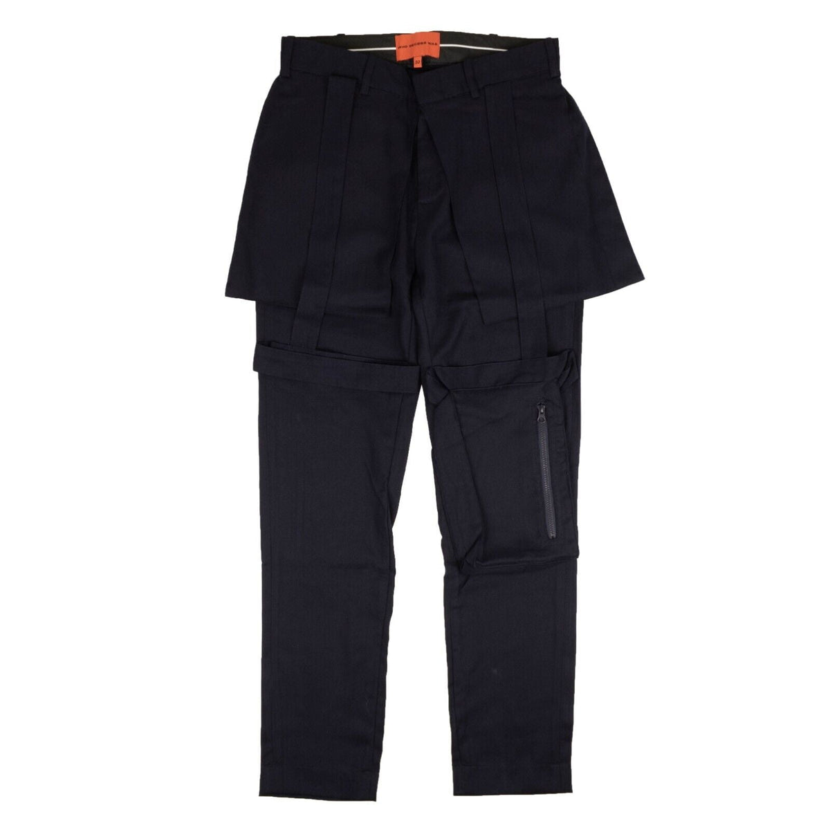 Navy Blue Retroversion Trousers