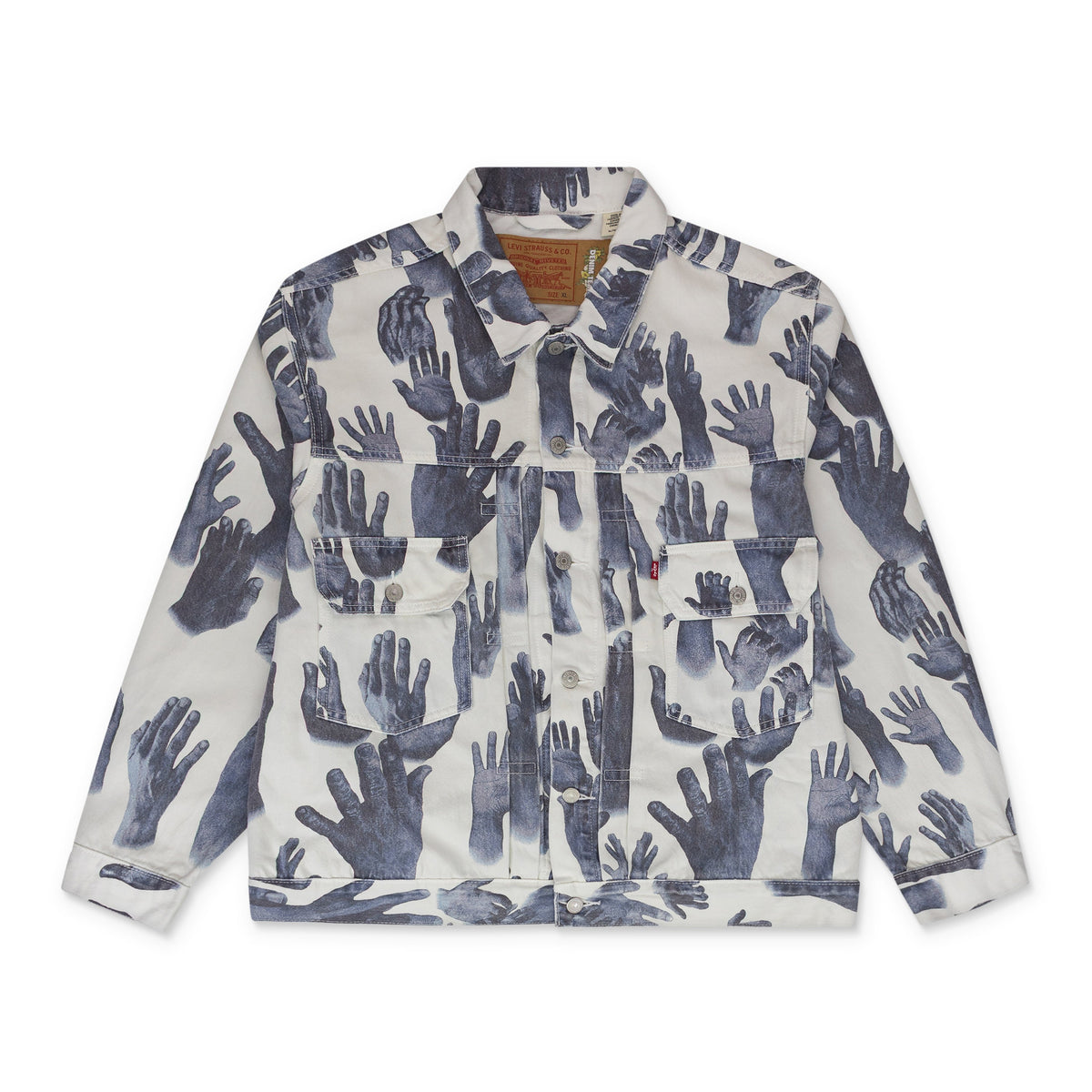 White Levi's Hands Jacket