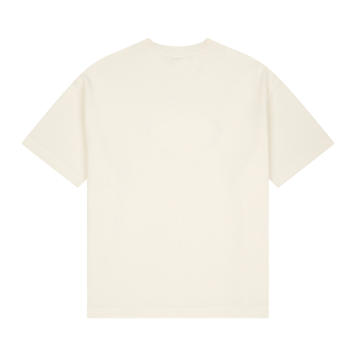 "aziza" waffle T Shirt ecru