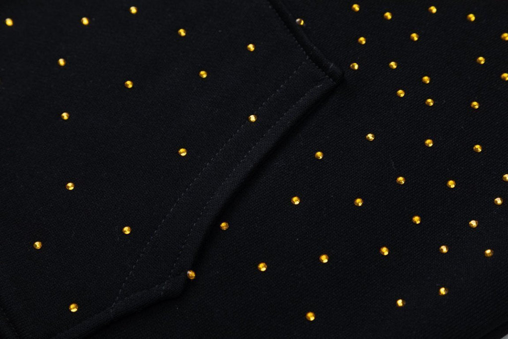 AMIRI Crystal-Embellished Cotton Hoodie