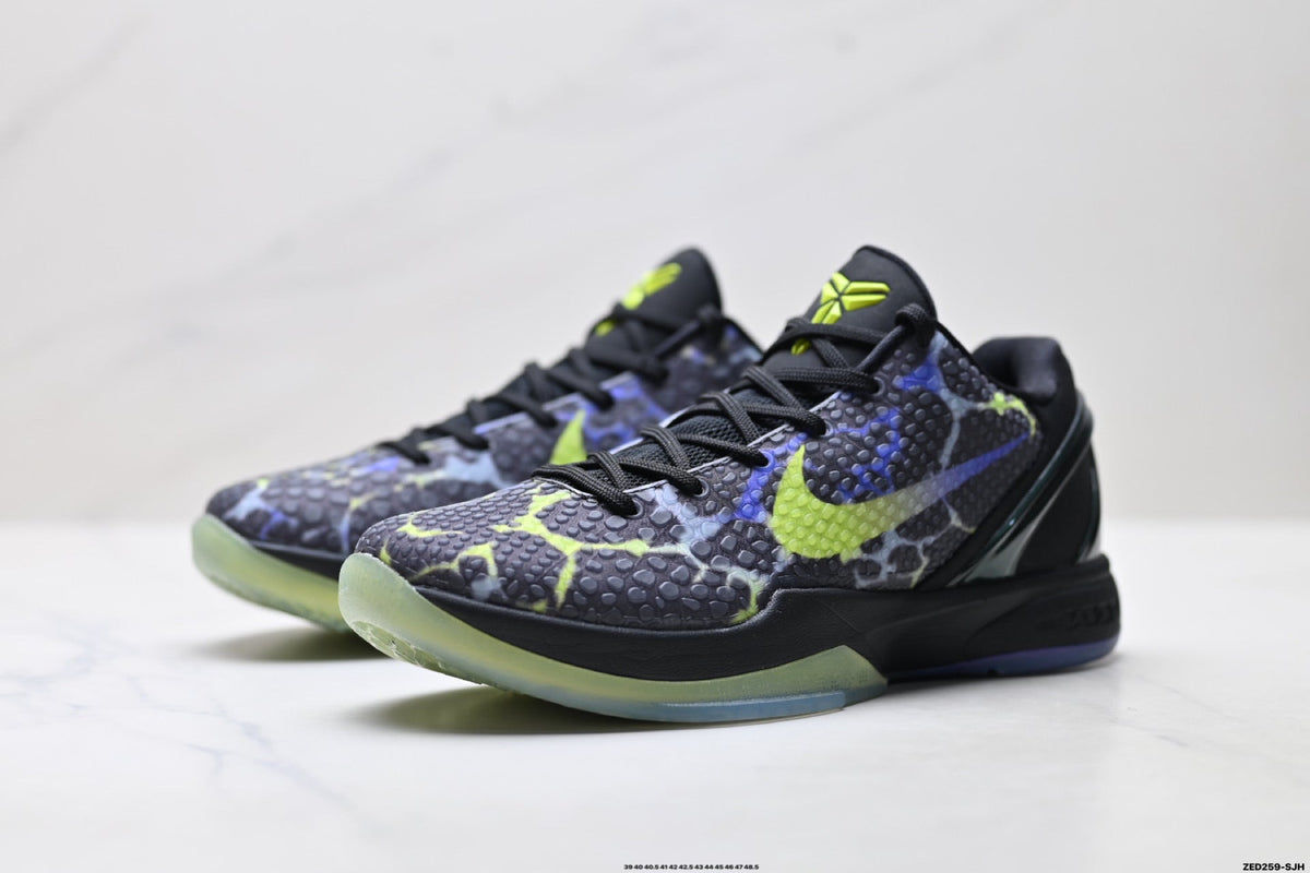 Nike Kobe 6 Protro Low-Top Basketball Shoes – Black Volt