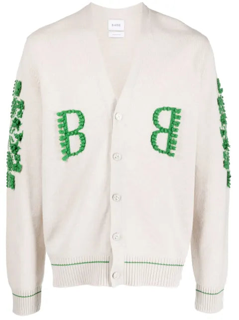Barrie 3D-knit cashmere cardigan