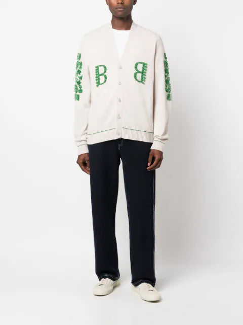 Barrie 3D-knit cashmere cardigan