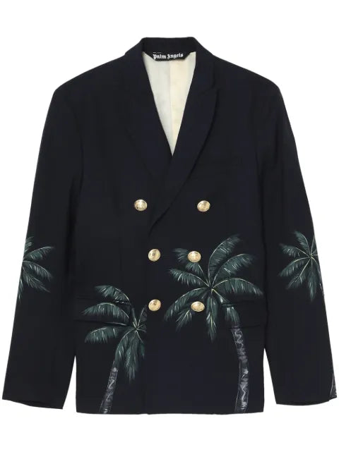 Palm Angels Palms Classic double-breasted blazer