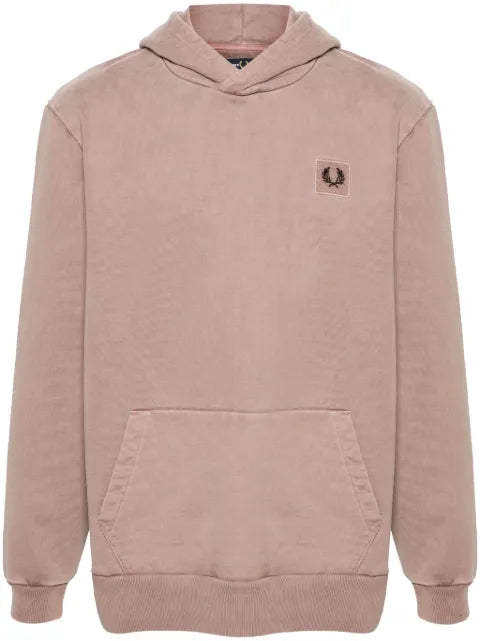 Fred Perry logo-appliqué hoodie