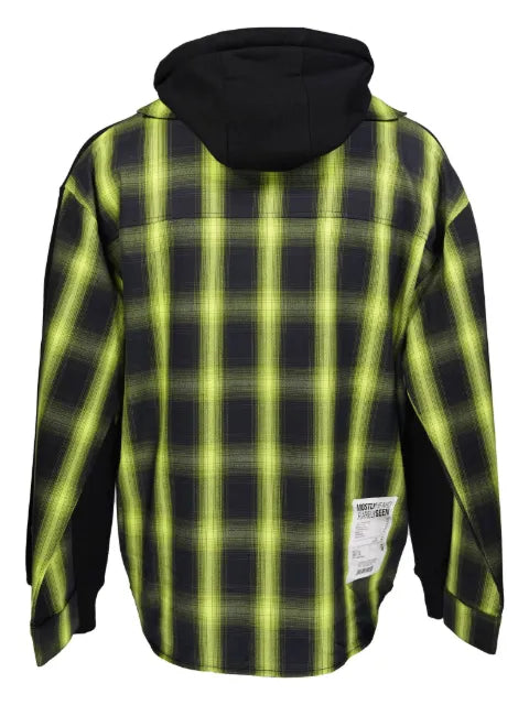 Mostly Heard Rarely Seen panelled cotton hoodie