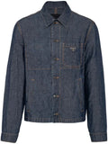 Prada triangle-logo shirt jacket
