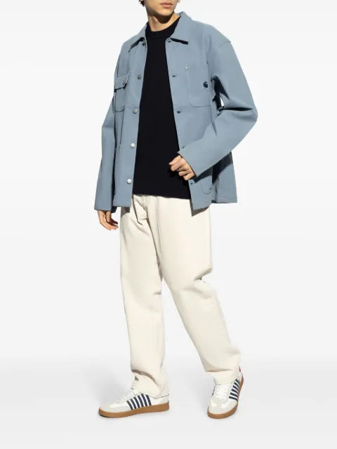 Stone Island Compass-motif wool sweatshirt