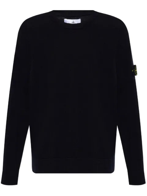 Stone Island Compass-motif wool sweatshirt