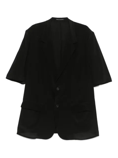 Yohji Yamamoto silk blazer