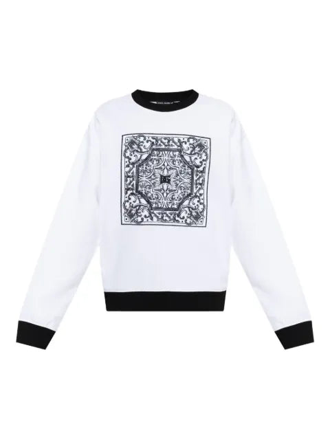 Dolce & Gabbana baroque-print sweatshirt