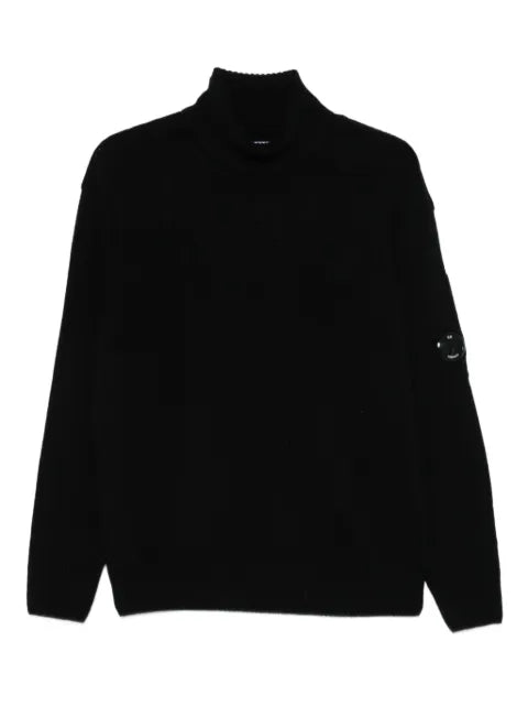 C.P. Company high-neck lens-detail sweater