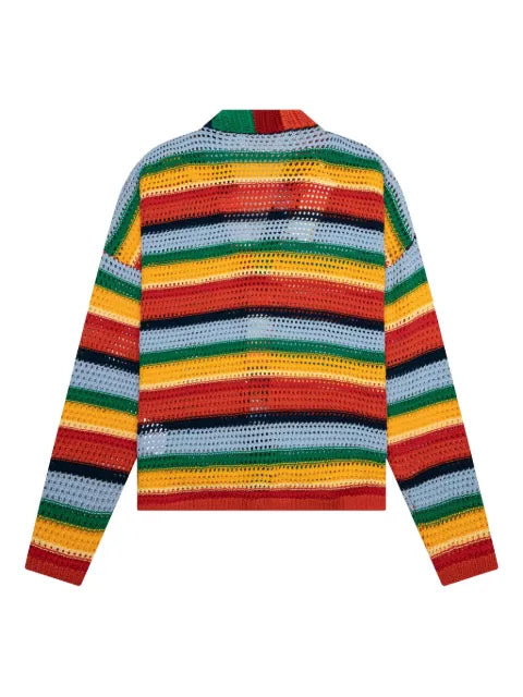 Marni x No Vacancy Inn striped crochet cardigan