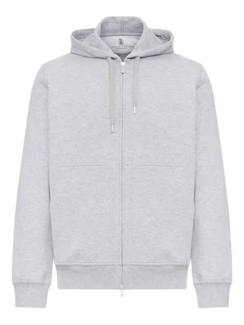 Brunello Cucinelli cotton zip-up hoodie