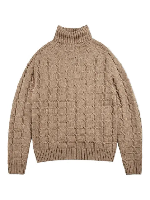 Zanone cable-knit wool sweater