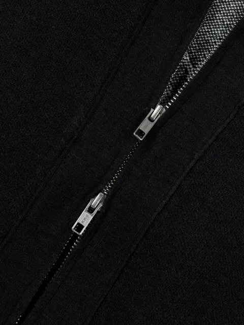 TOMBOY zip-closure cardigan