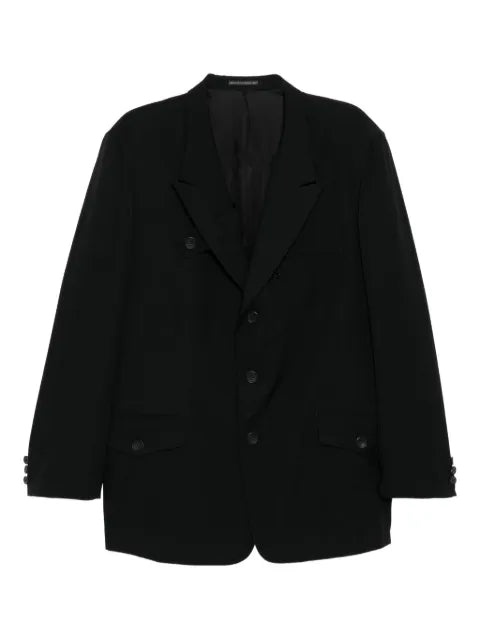 Yohji Yamamoto wool gabardine blazer