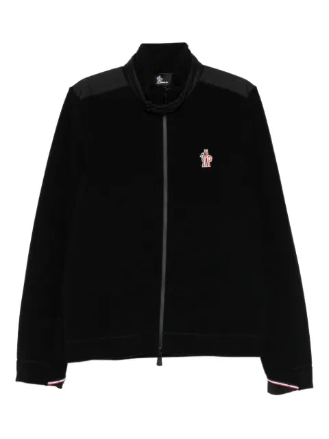 Moncler Grenoble logo-patch zip-fastening jacket