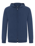 Boggi Milano full-zip hooded sweater