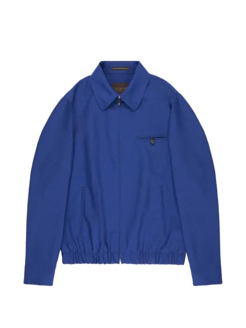 Montedoro Primo zip-up wool bomber jacket