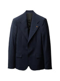 Versace wool-mohair slim blazer