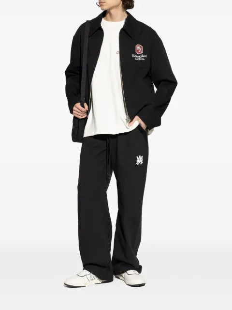 AMIRI collared zip-fastening jacket