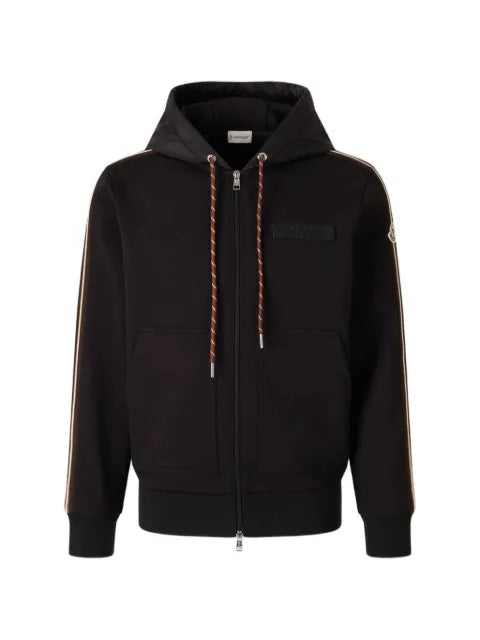 Moncler logo stripe hoodie