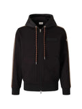 Moncler logo stripe hoodie