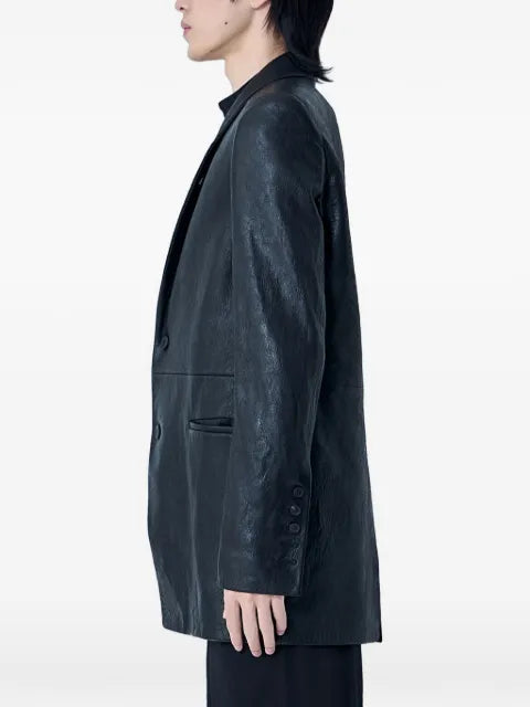 Rick Owens Concordian leather jacket