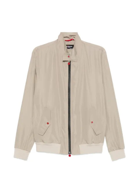 Kiton bomber jacket with zip fastening