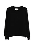 extreme cashmere Nº280 Bi Cardigan with a round neck