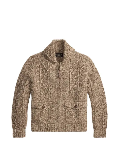 Ralph Lauren RRL cable-knit zip cardigan