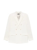 Antony Morato double-breasted slub-texture jacket