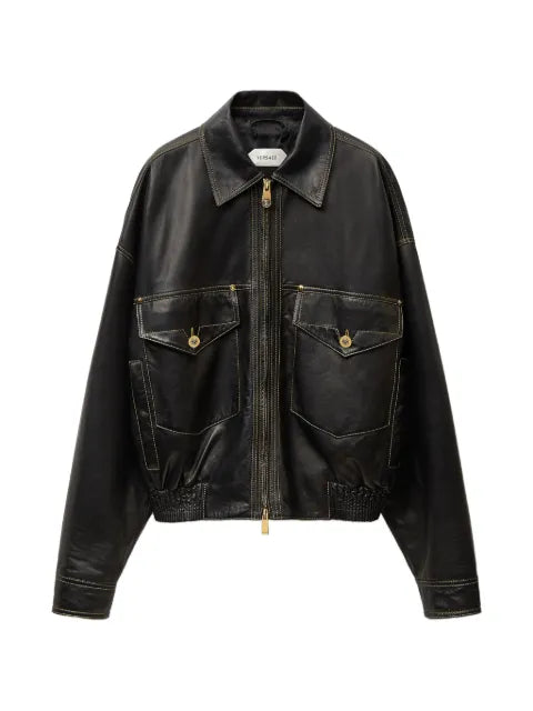 Versace nappa blouson
