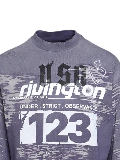 RRR123 Membership Uso graphic-print sweatshirt
