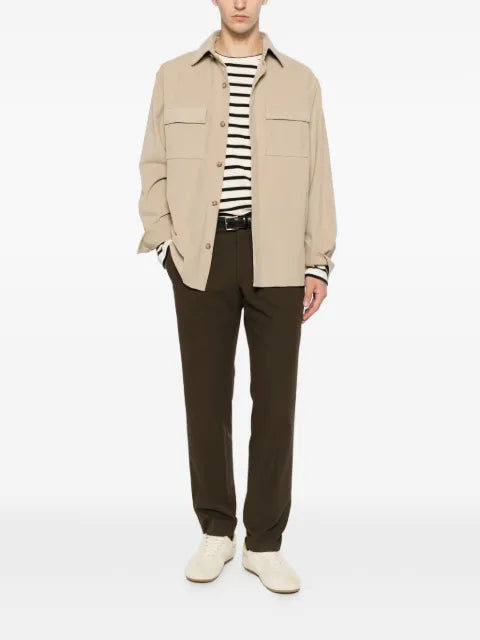 Karl Lagerfeld corduroy-effect overshirt