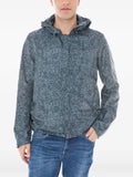 Calvin Klein speckled-print hooded jacket