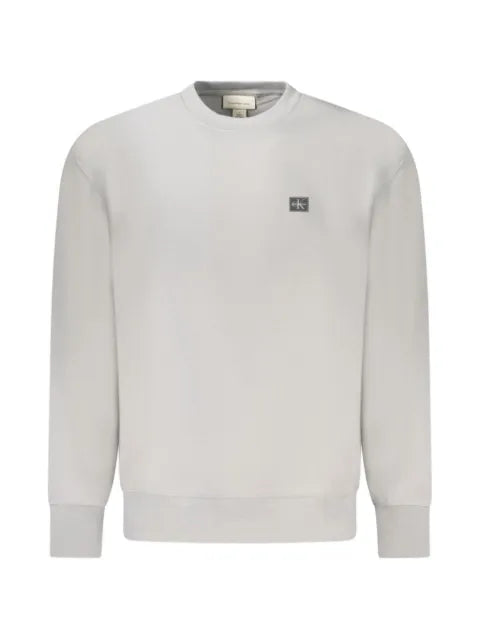 Calvin Klein logo-patch crew-neck sweatshirt